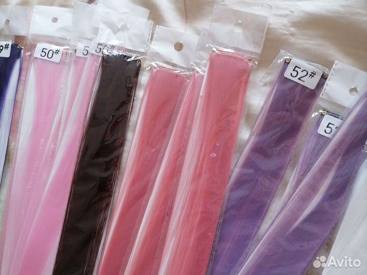 Цветные пряди для волос