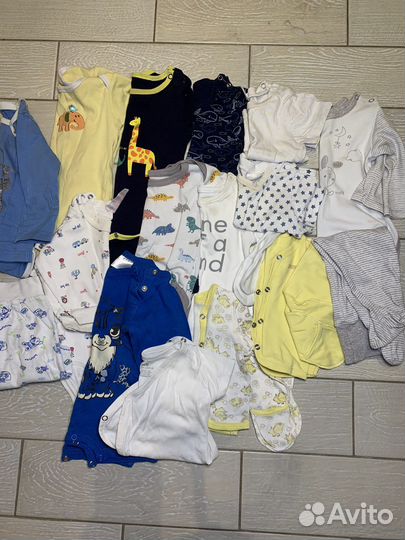 Вещи на мальчика с 1 месяца