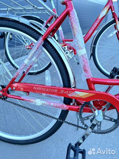 Новые велосипеды stels navigator 345 (красные)