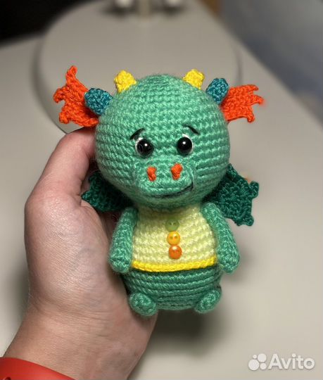 Дракон вязаный. Символ 2024 года