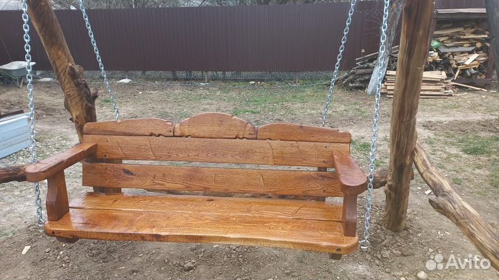 Садовые качели подвесные