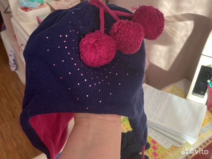 Шапка для девочки осень