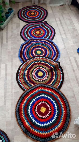 Вязанные коврики