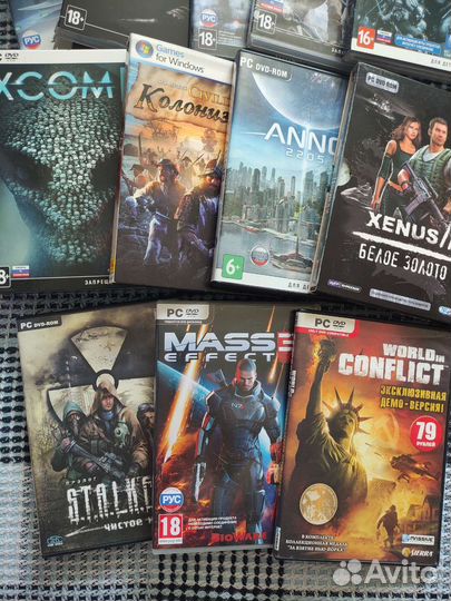 Компьютерные игры box лицензия б/у