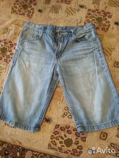 Джинсовые Шорты на мальчика. Рост 140-146