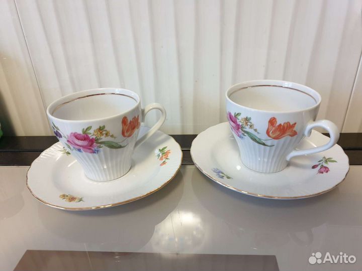 Чайная пара jlmenau фарфор Германия