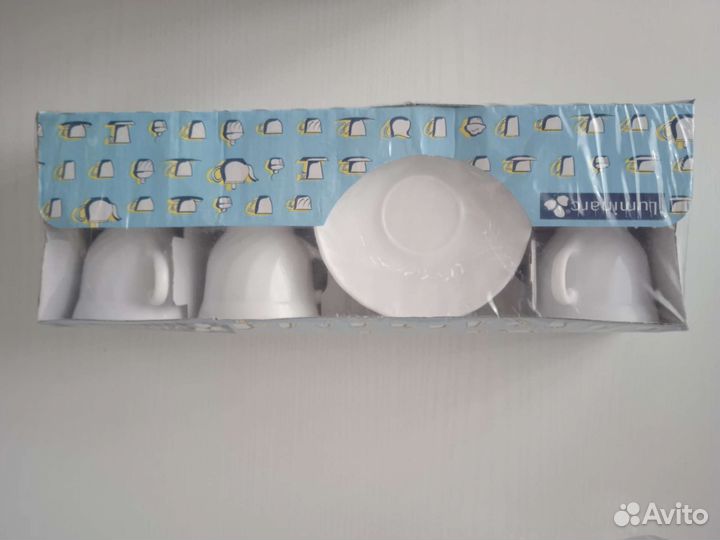 Стаканы с подс. Останкинская башня, набор чашек