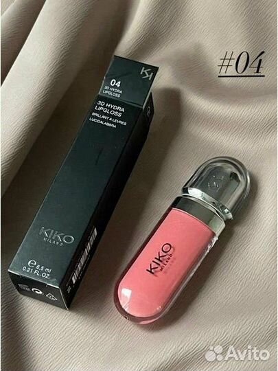 Kiko Milano Блеск для губ 3D 04 pearly peach rose