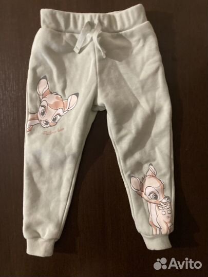 Спортивные брюки на флисе disney и лосины gloria