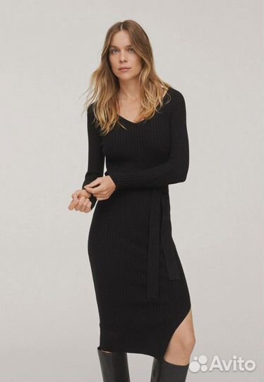 Трикотажное платье mango