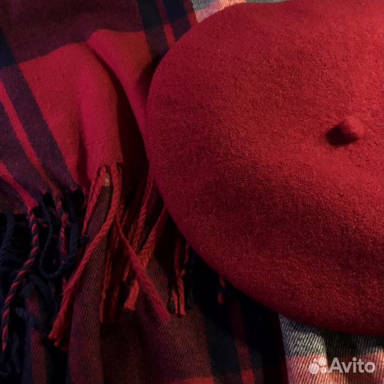 Комплект берет и шарф