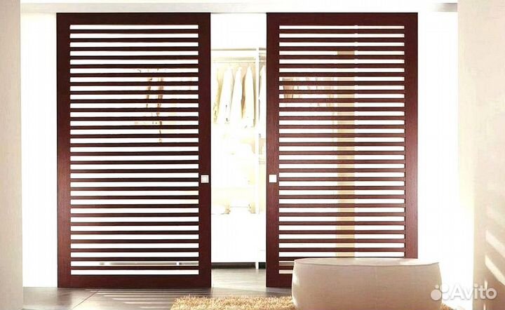 Реечные перегородки / Перегородки из реек