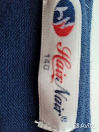 Кофта школьная для девочки 134 синяя