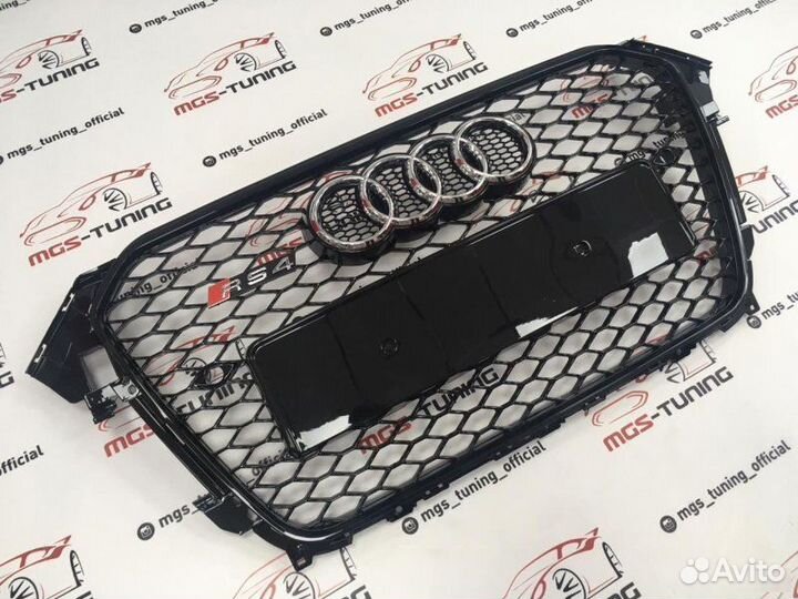 Решётка на Audi A4 11-15 гг. RS4 стиль 2
