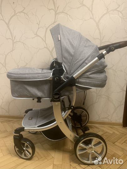 Коляска трансформер luxmom deluxe 2в1