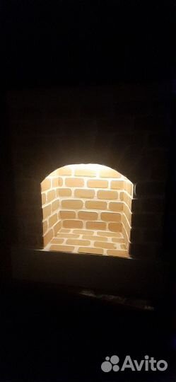 Камин новогодний