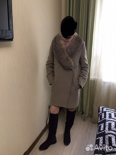 Пальто женское зимнее 44