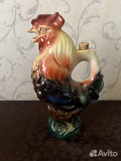 Графин петух СССР, керамика