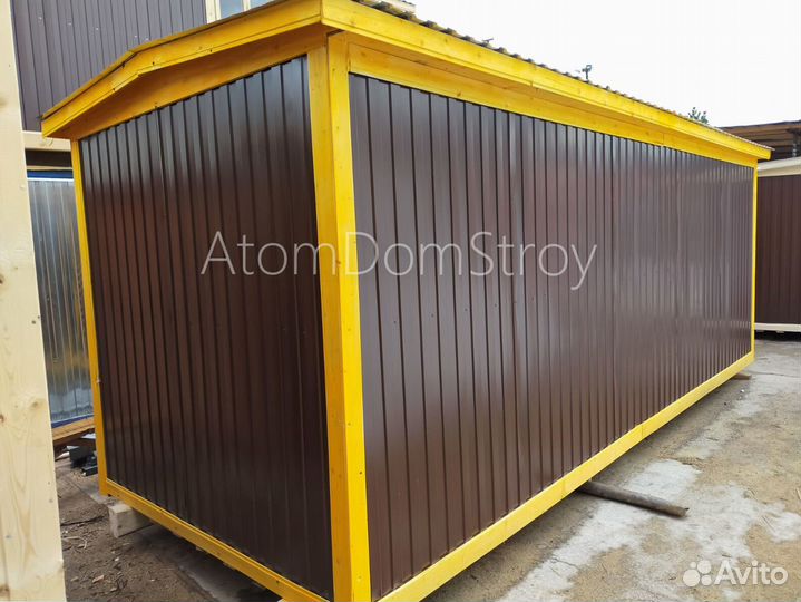 Новые деревянные бытовки