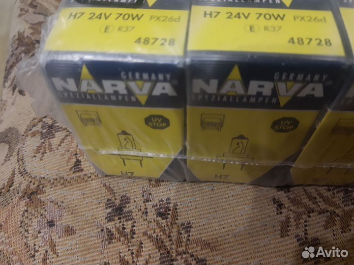 Автомобильные лампочки Narva