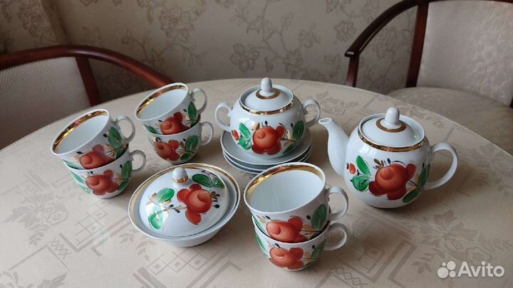 Сервиз чайный Барановка 80-е годы Барановский фарф