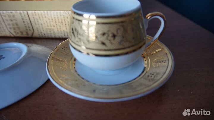 2 чайные пары Yamasen Japan Япония золото