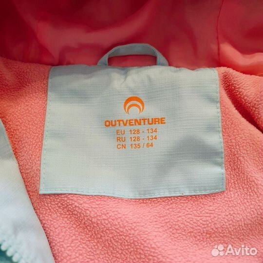 Куртка на девочку 128 134 outventure