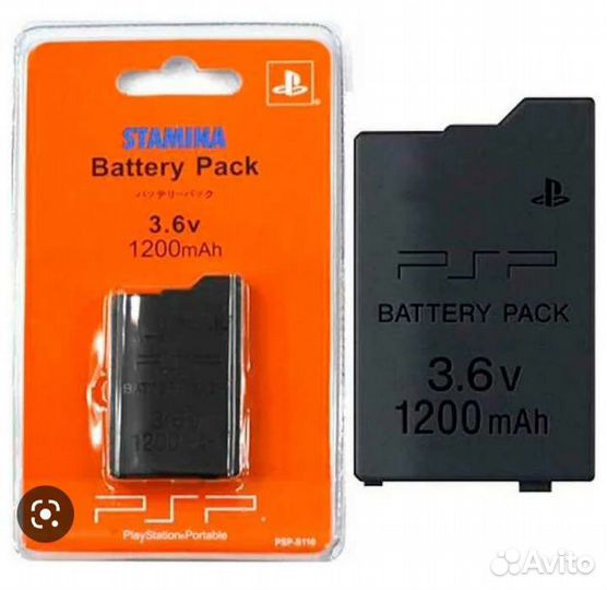 Аккумулятор для PSP 2000/3000 Slim 2400 mA (новый)