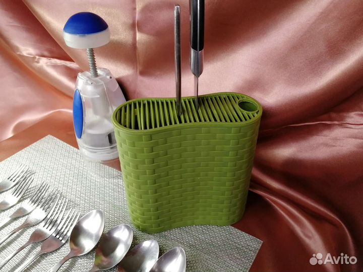 Набор посуды вилки ложки столовые ножи Овощерезка