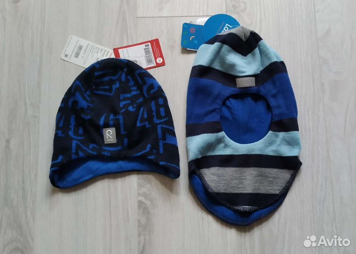 Новые и б/у шапки reima 50,52 и 54