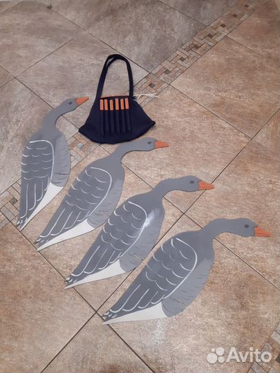 Чучела гусей 12 штук