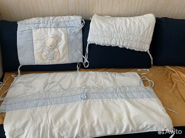 Бортики в детскую кроватку для мальчиков