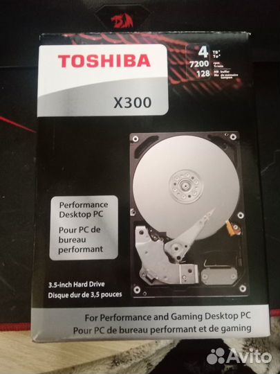 Toshiba X300 Performance 4 тб hdwe140uzsva
