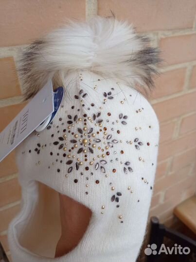 Шапка шлем totti зима 50-52 новая