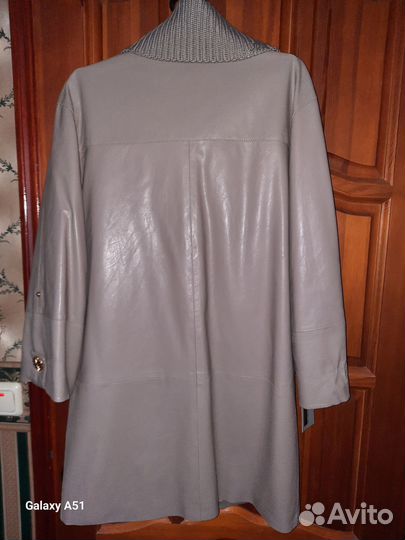 Полупальто женское экокожа