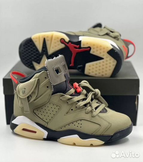 Nike Air Jordan 6 Retro Olive Travis Scott