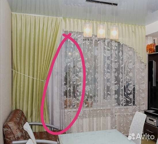 Тюль, Шторы,комплект