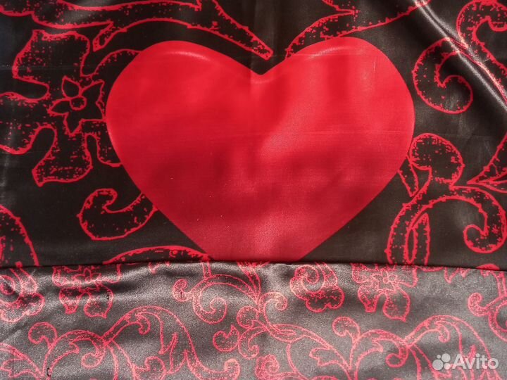 Атласное постельное белье 2-спальное евро