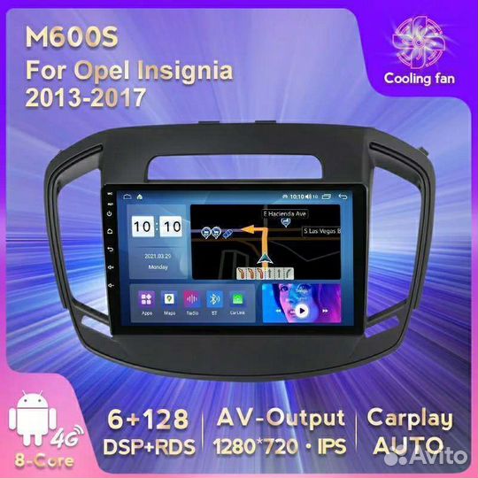 Штатная магнитола Opel Insignia 8 ядер сим