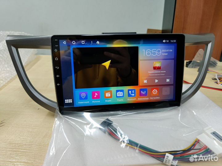 Магнитола Honda cr-v Android 2*32g 10