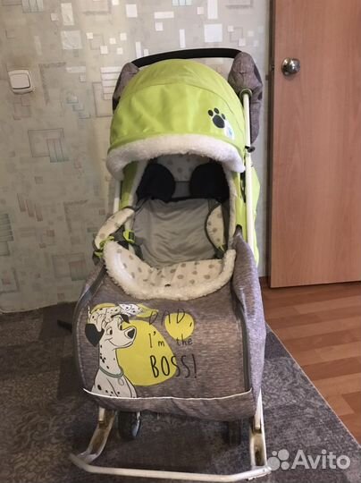 Санки-коляска