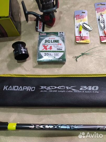 Спиннинг Комплект готовый в сборе №1