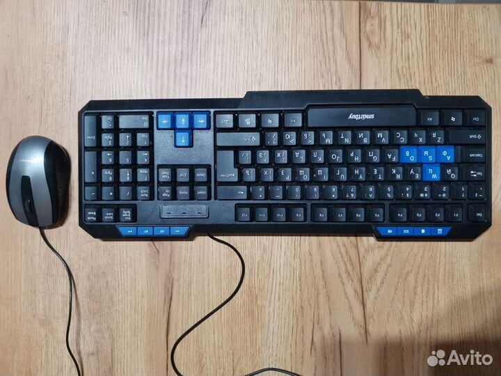 Клавиатура полноразмерная и мышь