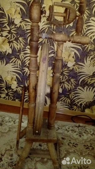 Прялка деревянная для коллекции