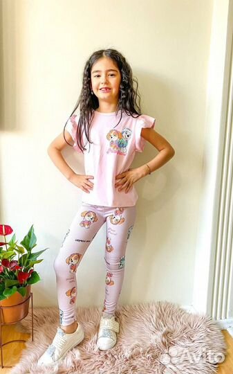 Лосины и футболка для девочки