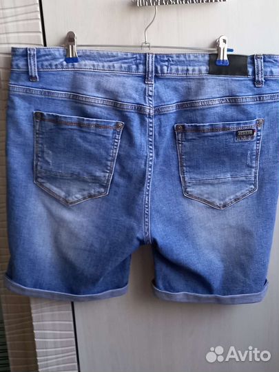 Шорты джинсовые, р.54