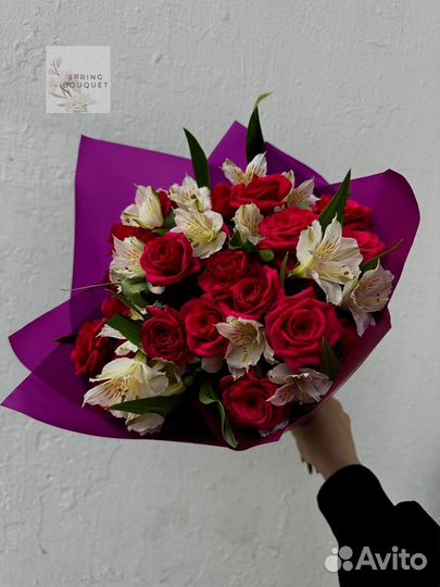 Розы Букеты Цветы 101,51 с доставкой