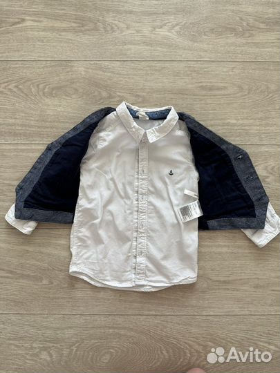 Рубашка с жилеткой H&M (92-98)
