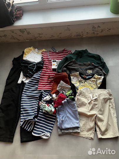 Вещи пакетом на мальчика 110 116