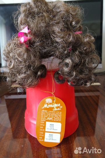 Парик для куклы Monigue Collection р-р 12-13